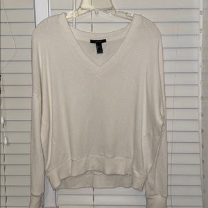 Forever 21 oversized white sweater